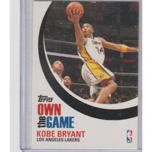 Kobe Bryant 2007-08 Topps Own The Game #OTG8 HOF Lakers